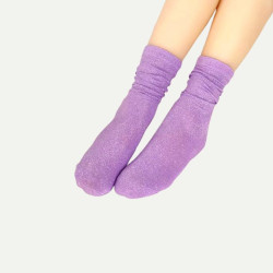 LOT DE 3 CHAUSSETTES BRILLANTES ROSE 2