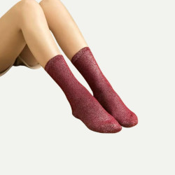 LOT DE 3 CHAUSSETTES BRILLANTES GRIS 2