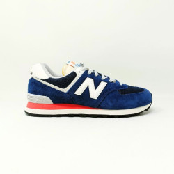 NEW BALANCE BASKET U574 MARINE/ROUGE 2