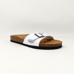 PEPE JEANS SANDALE BIO BLANC