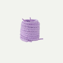 LACETS RONDS EPAIS EN PELUCHE FLUFFY VIO