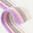 LACETS RONDS EPAIS EN PELUCHE FLUFFY VIO