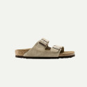 BIRKENSTOCK ARIZONA SANDALE SUEDE TAUPE