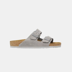 BIRKENSTOCK ARIZONA SANDALE SUEDE STONE 2