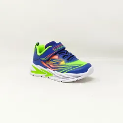 SKECHERS BASKET FLEXGLOW BLEU