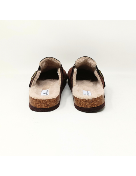 LES ARLESIENNES SABOTS FOURRES MARRON