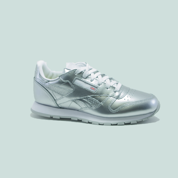 reebok leather argent