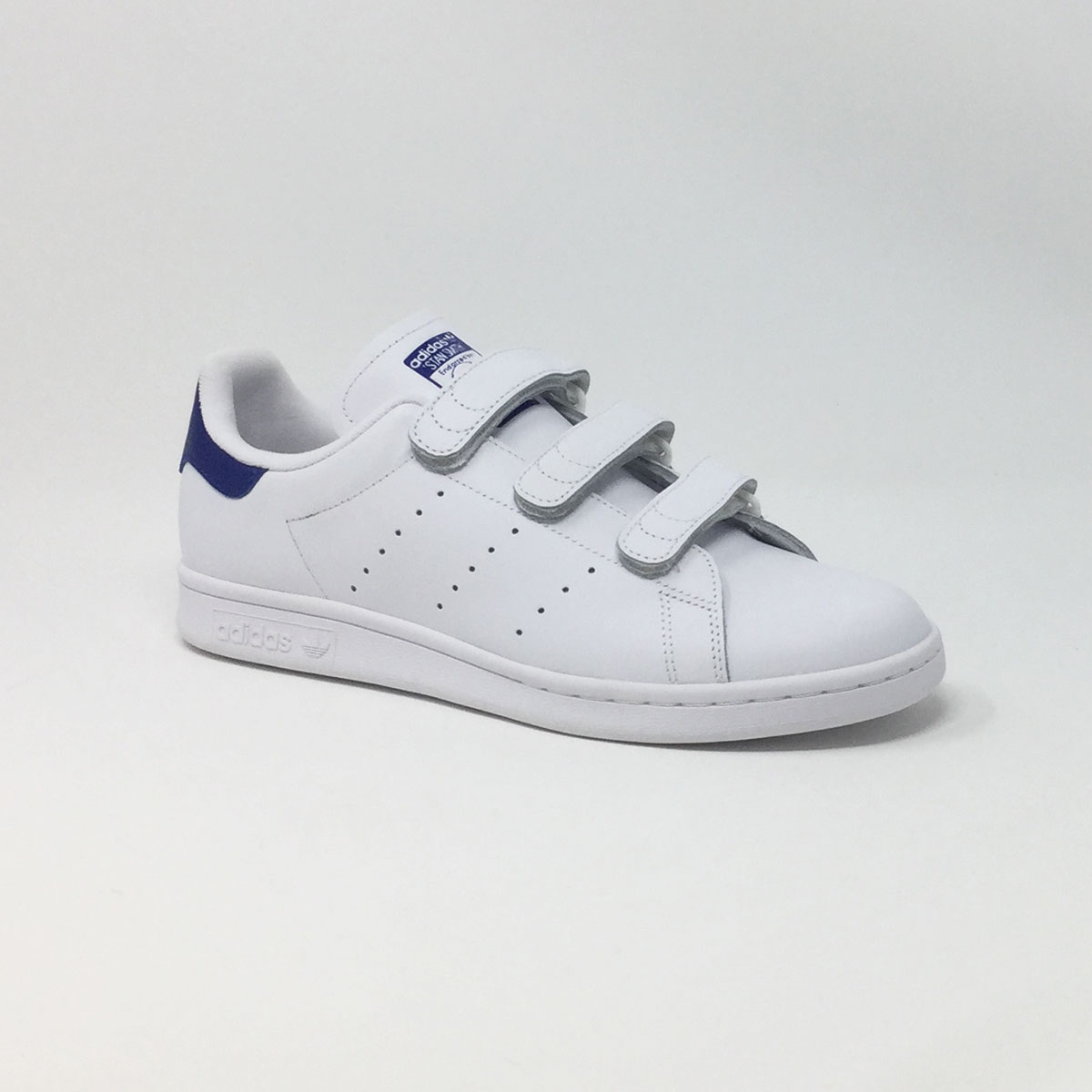 ADIDAS STAN SMITH VELCRO BLANCBLEU